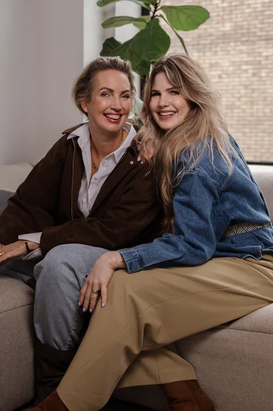 Judith en Mieke samen