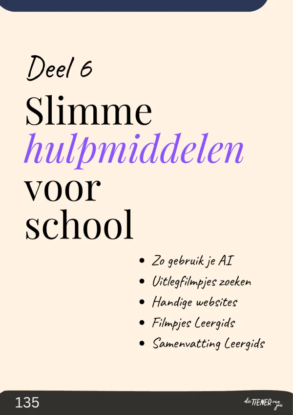 Deel 6: Slimme hulpmiddelen voor school