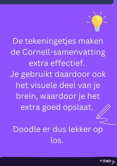 Cornell samenvatting methode